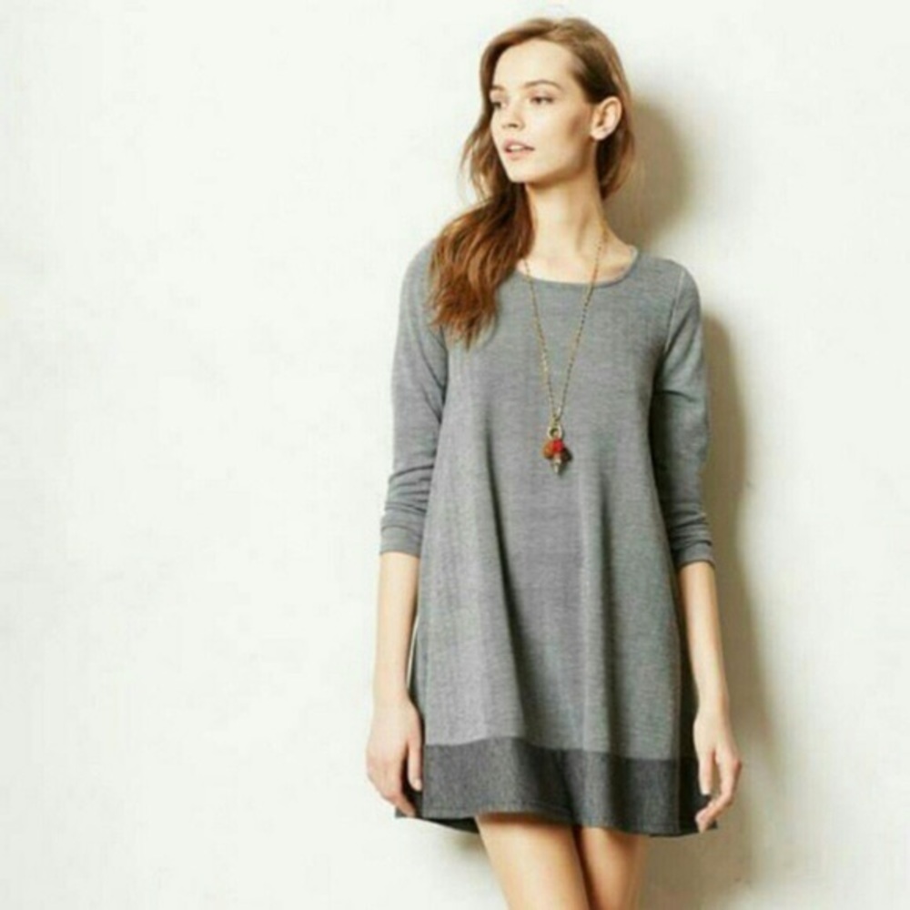 Puella for Anthropologie Herringbone Dress